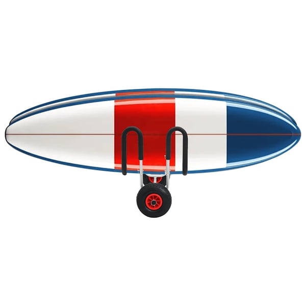 vidaXL SUP Trolley til 2 surfbrætter 90 kg aluminium