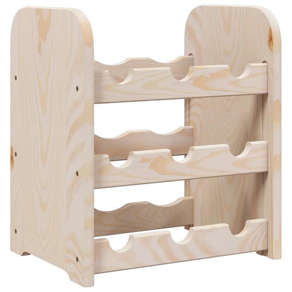 vidaXL Vinstativ 33x25x37 cm heltre furu