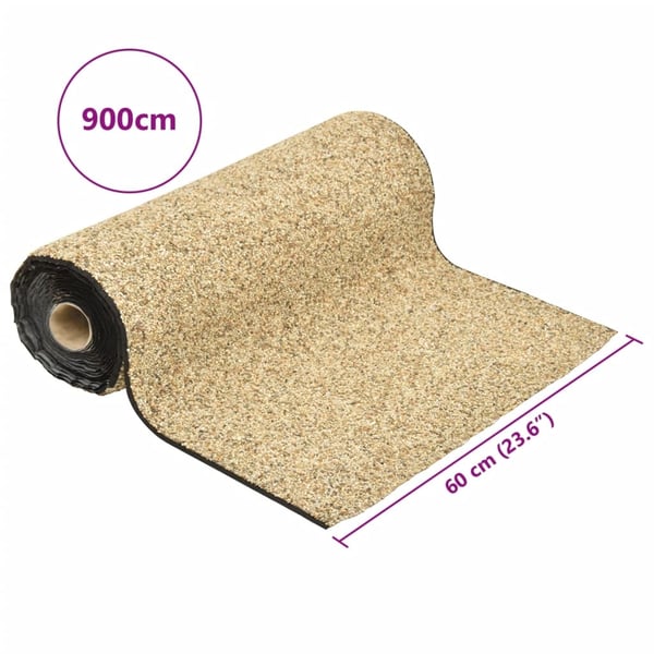 vidaXL stenfolie 900x60 cm naturligt sand