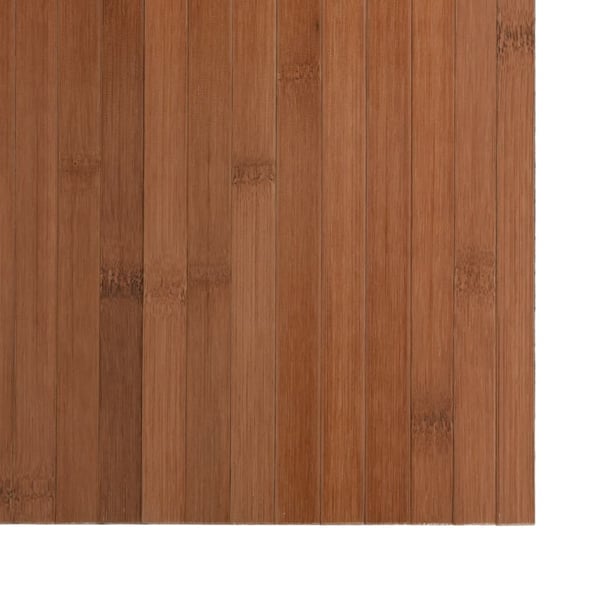 vidaXL Matto suorakaide ruskea 70x400 cm bambu