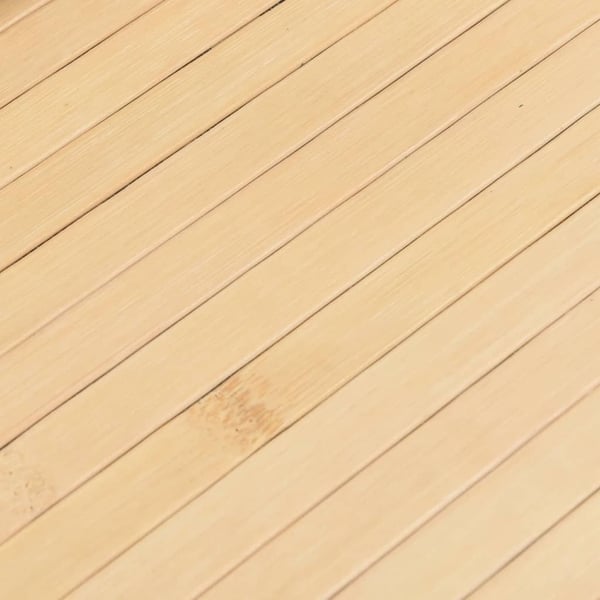 vidaXL Matto suorakaide vaalea luonnollinen 80x200 cm bambu