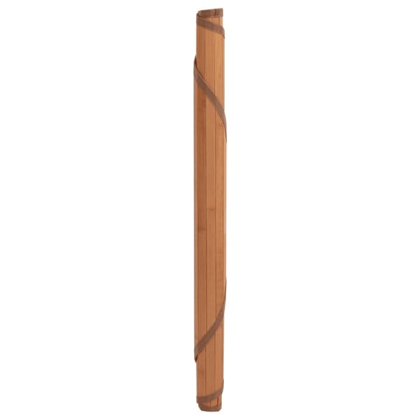 vidaXL Matto pyöreä ruskea 100 cm bambu