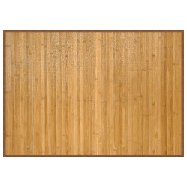 vidaXL Teppe rektangulær naturell 70x100 cm bambus