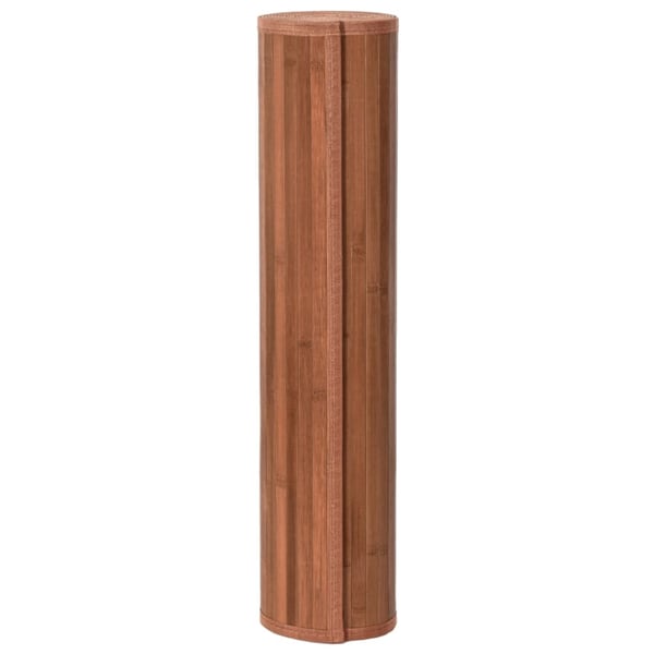 vidaXL Matto suorakaide ruskea 80x1000 cm bambu