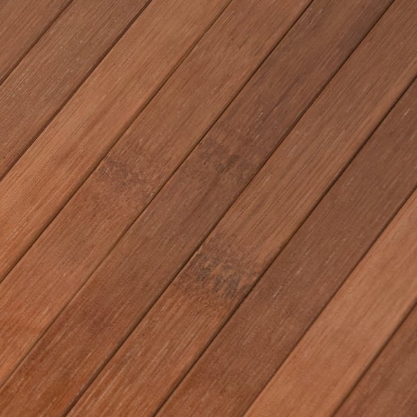 vidaXL Matto suorakaide ruskea 80x1000 cm bambu