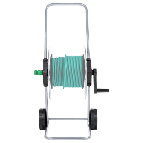 vidaXL Slangetrommelvogn for 50 m 1/2" eller 35 m 3/4" slange stål