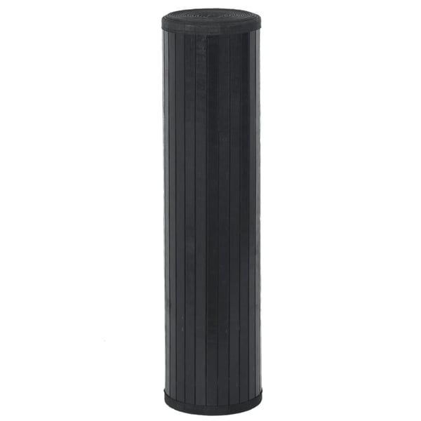 vidaXL Matta rektangulär svart 70x200 cm bambu