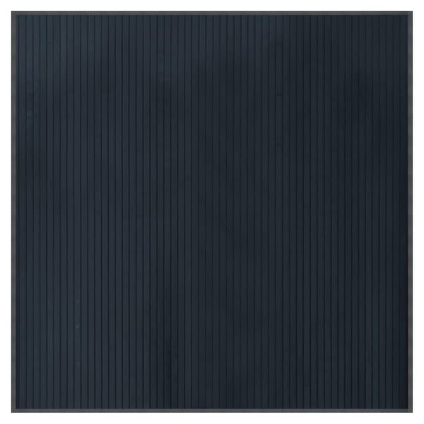 vidaXL Matto neliö harmaa 100x100 cm bambu