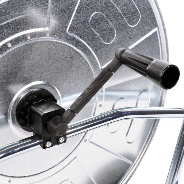 vidaXL Letkukelakärry 80 m 3/4" letkulle teräs