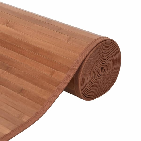vidaXL Matto suorakaide ruskea 60x200 cm bambu