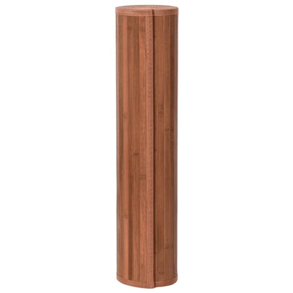 vidaXL Matto suorakaide ruskea 80x300 cm bambu