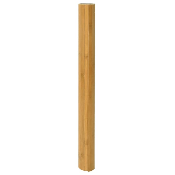 vidaXL Teppe rektangulær naturell 60x200 cm bambus