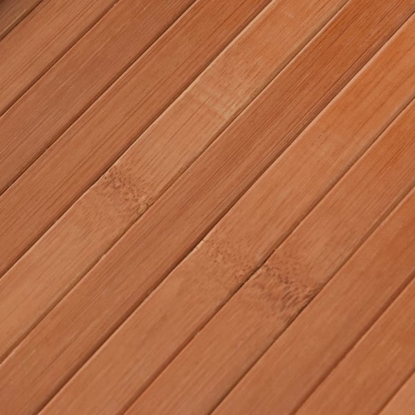 vidaXL Matto suorakaide ruskea 60x1000 cm bambu