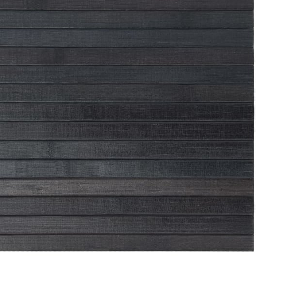 vidaXL Teppe rektangulær grå 60x500 cm bambus