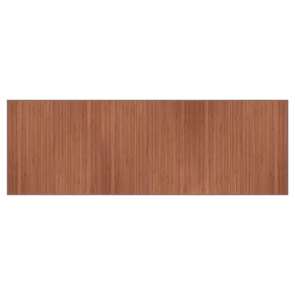 vidaXL Matto suorakaide ruskea 100x300 cm bambu