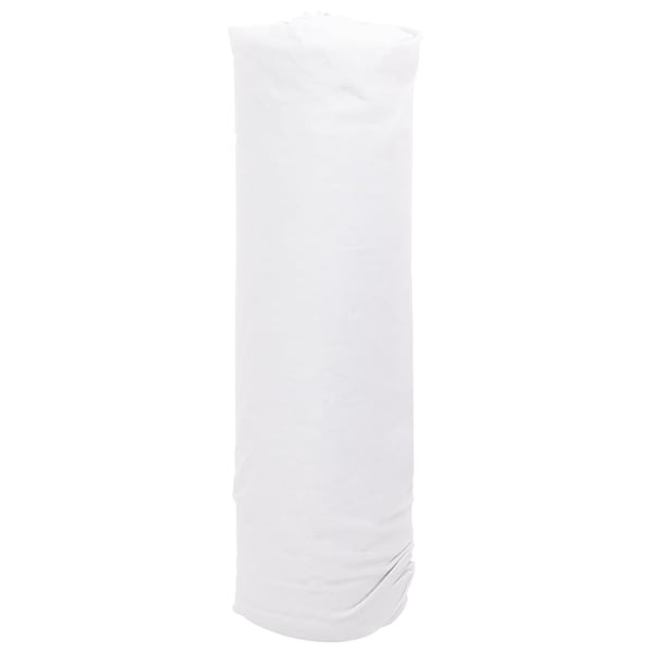 vidaXL Geotextilmembran hvit 1x50 m polyesterfiber