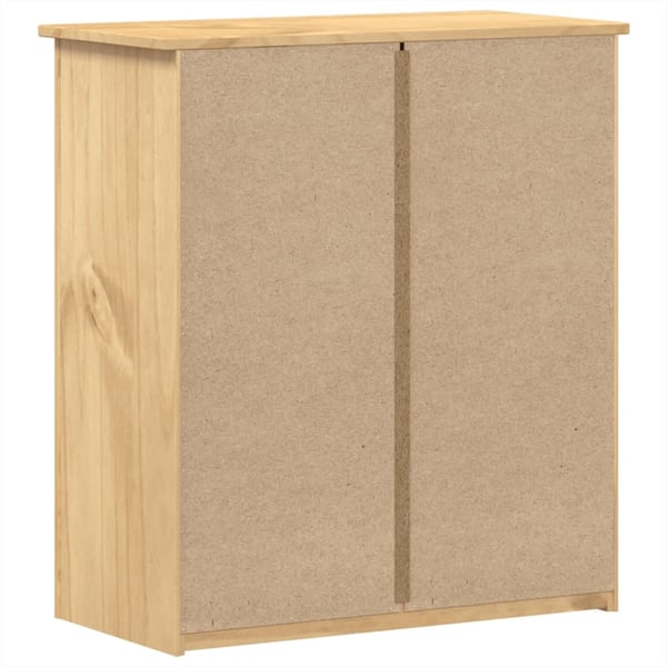 vidaXL kommode Corona 80x40x89 cm massivt fyrretræ