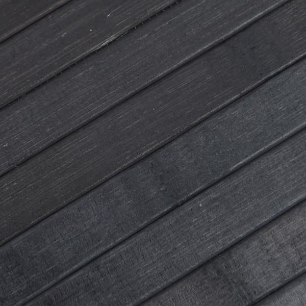 vidaXL Teppe rektangulær grå 100x200 cm bambus