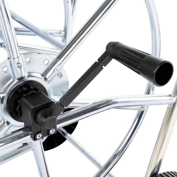 vidaXL Slangetrommelvogn for 80 m 3/4" slange stål