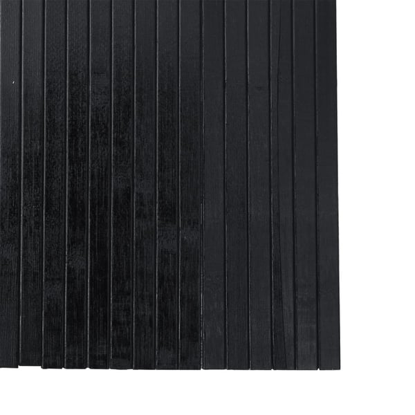vidaXL Romdeler svart bredde 250 cm høyde 165 cm bambus