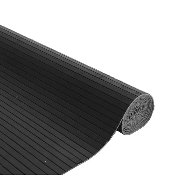 vidaXL Matto suorakaide harmaa 80x500 cm bambu