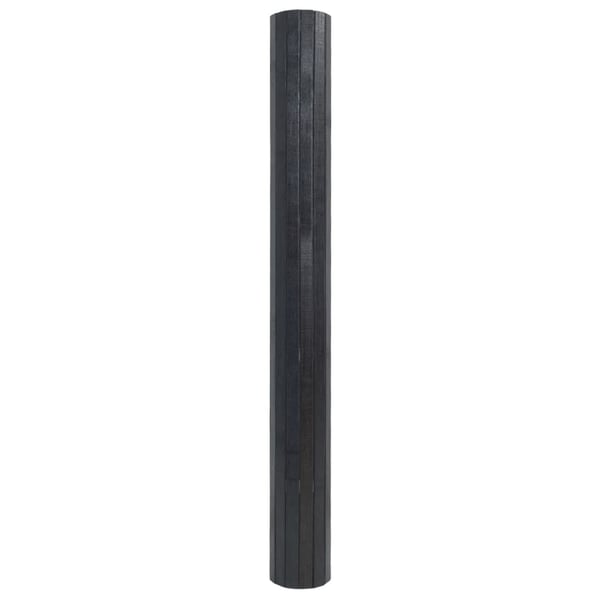 vidaXL Matta rektangulär grå 100x500 cm bambu