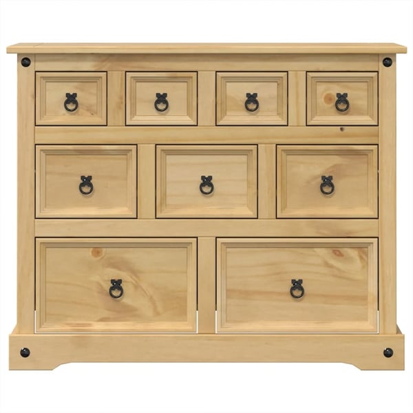 vidaXL Kommode Corona 101x45x82 cm heltre furu