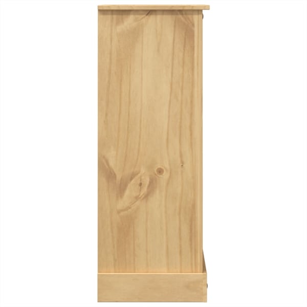 vidaXL Kommode Corona 80x43x114 cm heltre furu