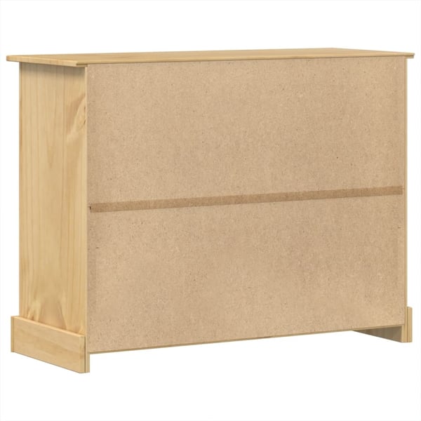 vidaXL Kommode Corona 112x48x91 cm heltre furu
