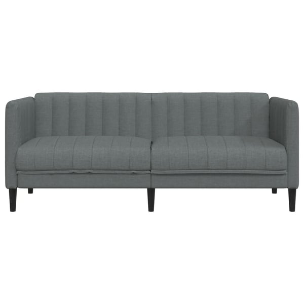 vidaXL 2-personers sofa stof mørkegrå