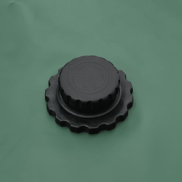 vidaXL Vanntank med kran sammenleggbar 5000 L PVC