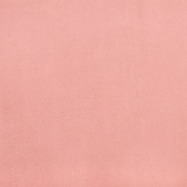 vidaXL sengeramme uden madras 120x190 cm fløjl lyserød