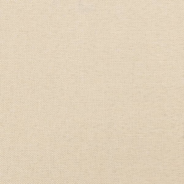 vidaXL sengeramme uden madras 120x190 cm stof cremefarvet