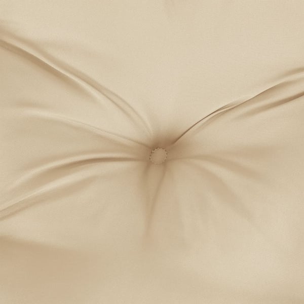 vidaXL pallehynder 4 stk. 50x50x7 cm oxfordstof beige