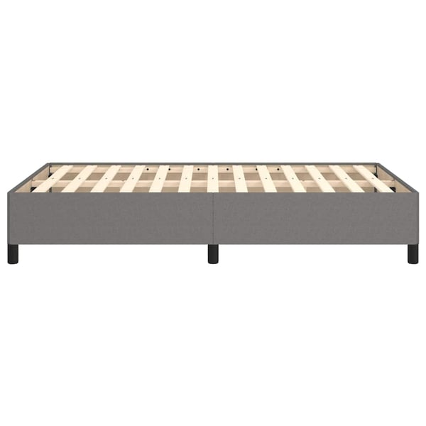 vidaXL sengeramme uden madras 120x190 cm stof enkeltseng Mørkegrå