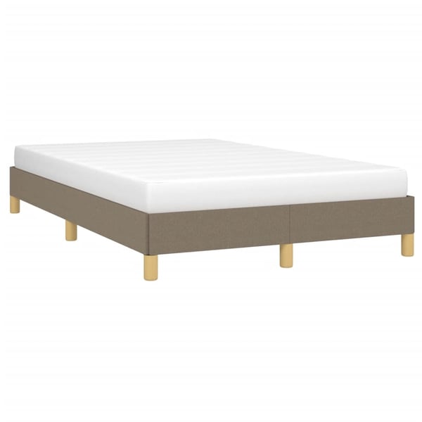 vidaXL sengeramme uden madras 120x190 cm stof gråbrun