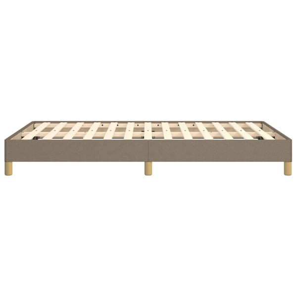 vidaXL sengeramme uden madras 120x190 cm stof gråbrun