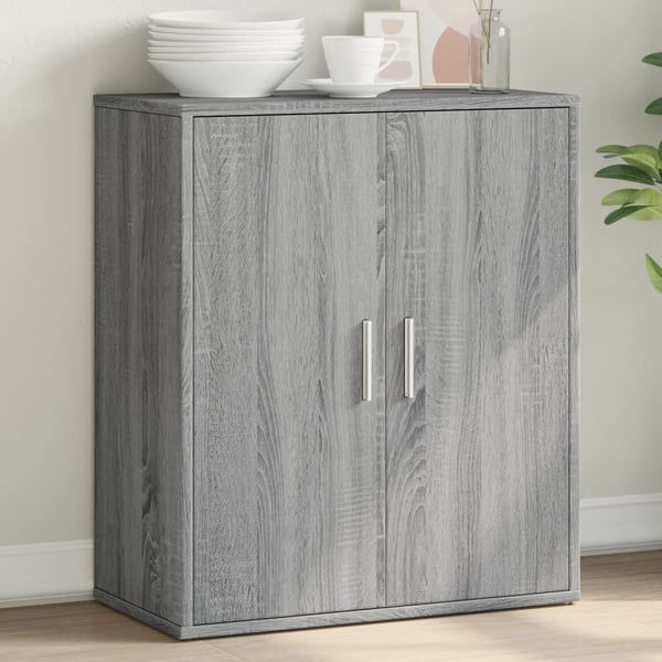 vidaXL Senkki harmaa Sonoma 60x31x70 cm tekninen puu