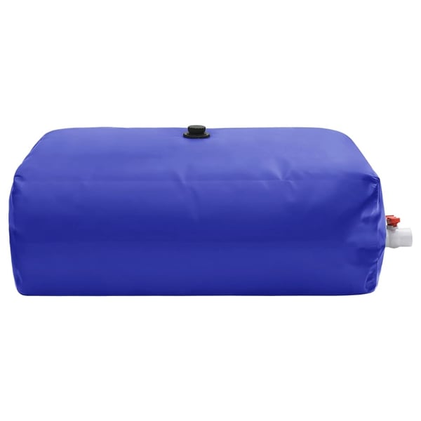 vidaXL Vanntank med kran sammenleggbar 500 L PVC