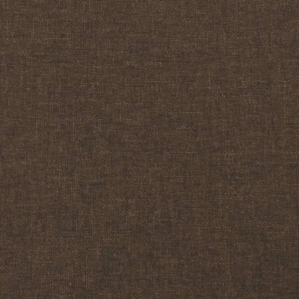 vidaXL sengeramme uden madras 120x190 cm stof mørkebrun