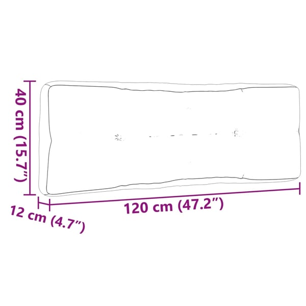 vidaXL pallehynder 3 stk. stof sort