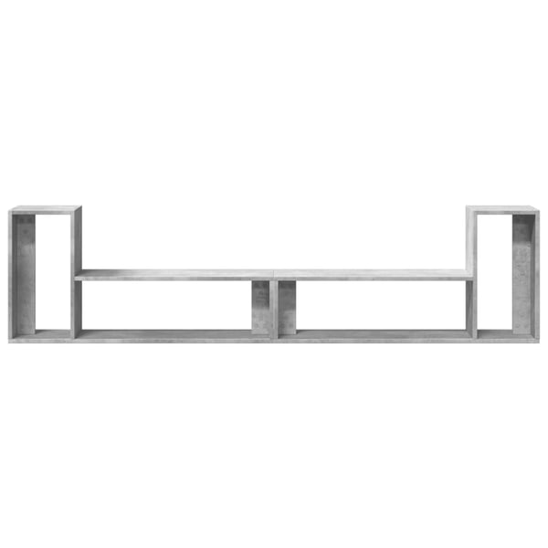 vidaXL TV-benker 2 stk betonggrå 100x30x50 cm konstruert tre