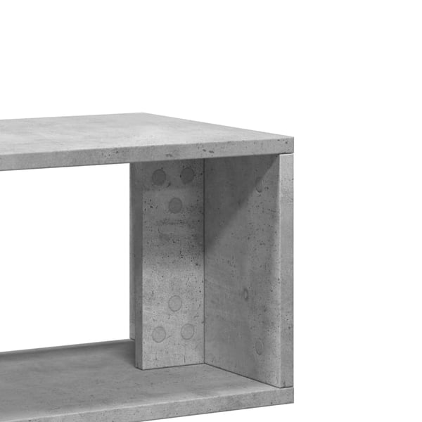 vidaXL TV-benker 2 stk betonggrå 100x30x50 cm konstruert tre