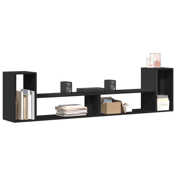vidaXL tv-borde 2 stk. 100x30x50 cm konstrueret træ sort