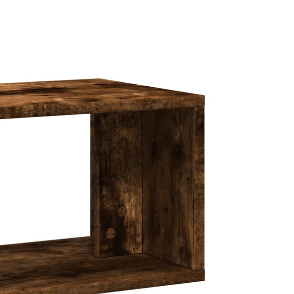vidaXL TV-benker 2 stk røkt eik 100x30x50 cm konstruert tre