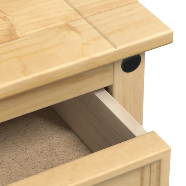 vidaXL sengebord Corona 45x35x64 cm massivt fyrretræ