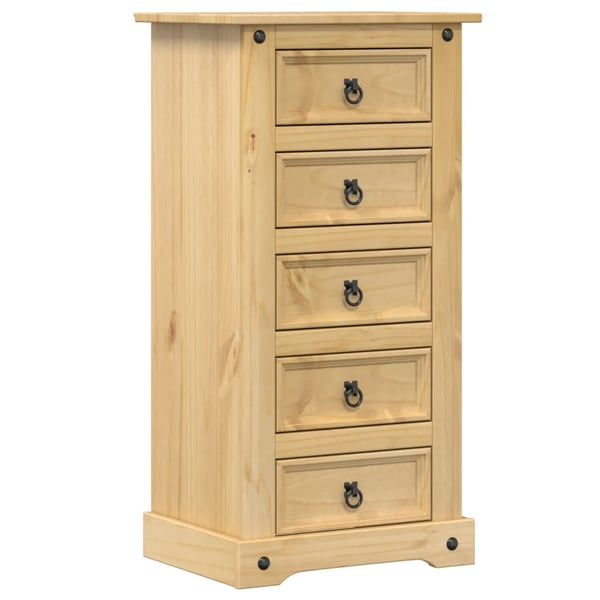 vidaXL Nattbord Corona 53x39x103 cm heltre furu