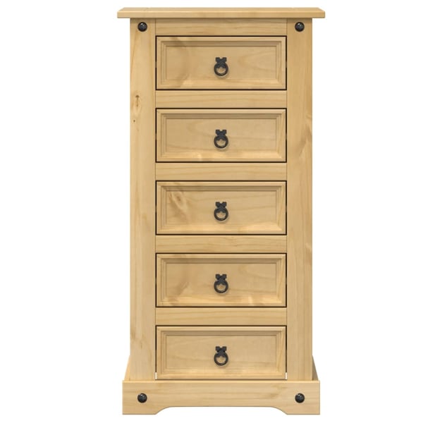 vidaXL sengebord Corona 53x39x103 cm massivt fyrretræ