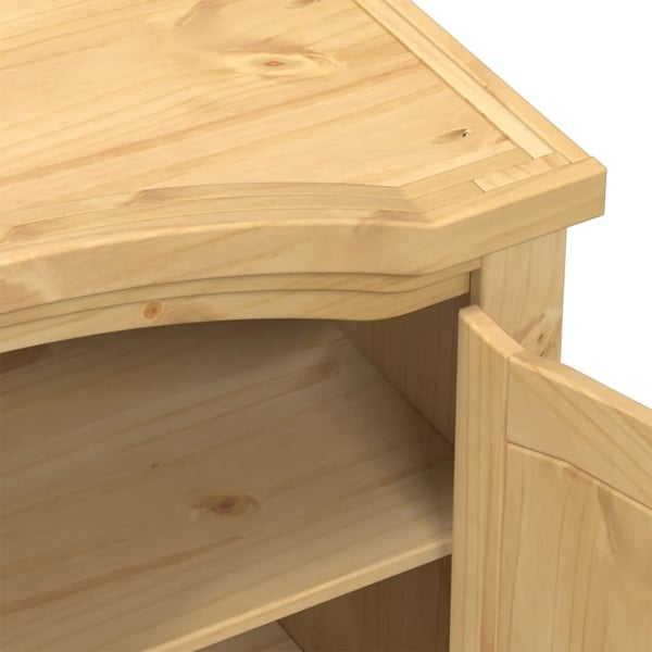 vidaXL Garderobe Corona 151,5x52x170 cm heltre furu
