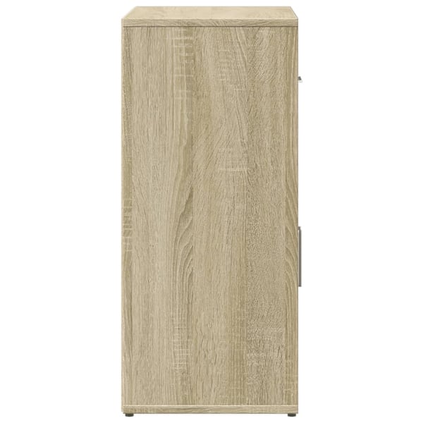 vidaXL Skjenker 2 sonoma eik 60x31x70 cm konstruert tre